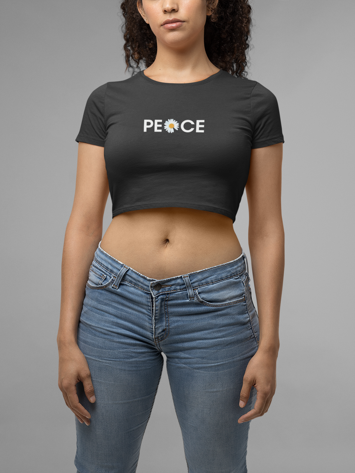 Peace Crop Top 180 GSM