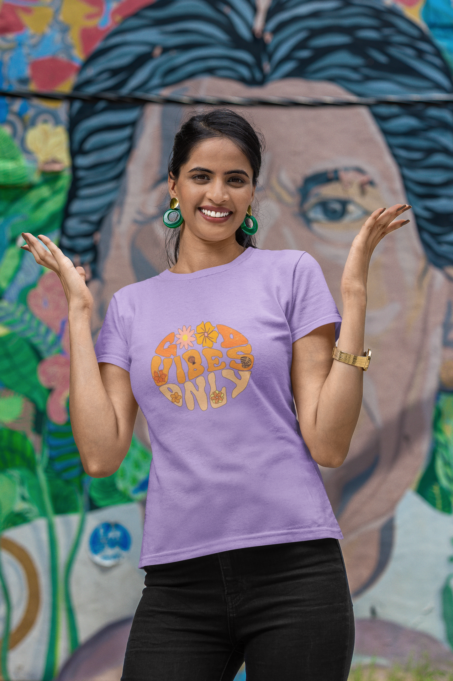 Good Vibes Only t-shirt 180 GSM