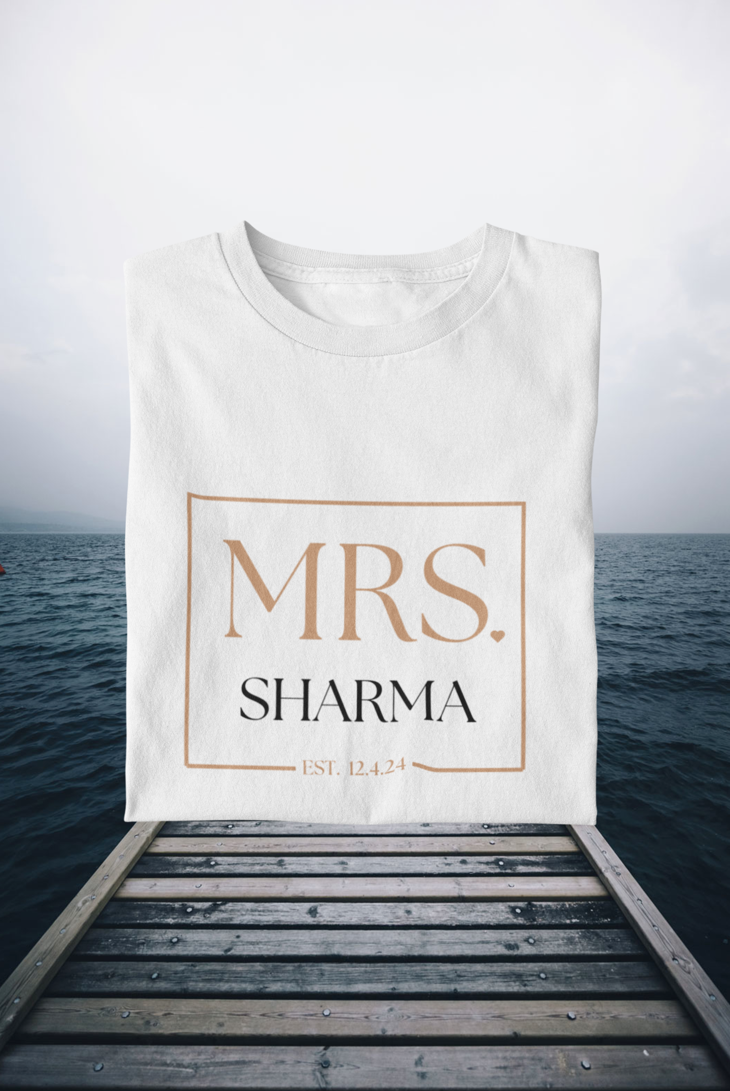 Customize Name T-shirt Male + Female