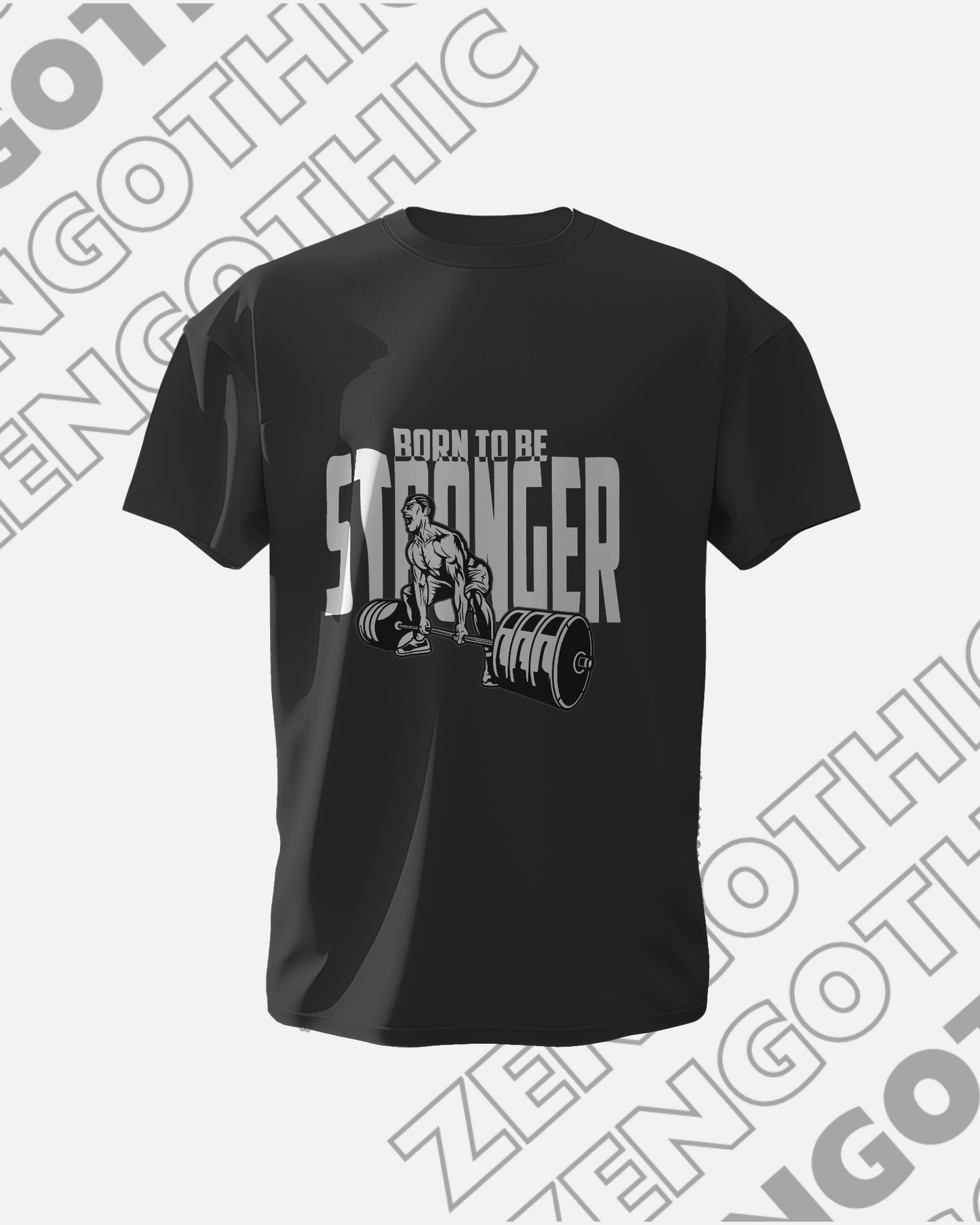 Born To Be Stronger T-shirt 180 GSM