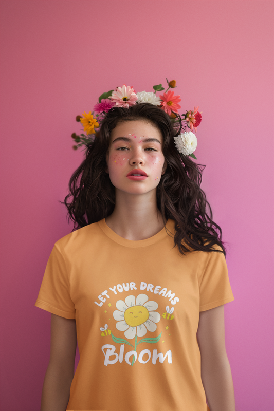 Let Your Dream Bloom T-shirt 180 GSM