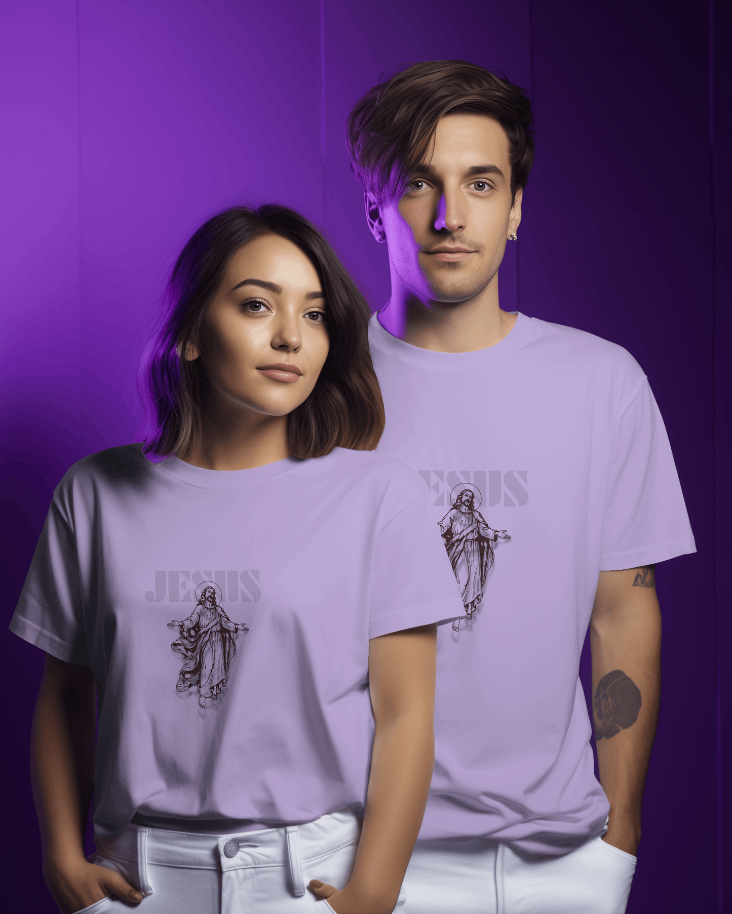 Jesus Float (Unisex)T-shirt 180 GSM