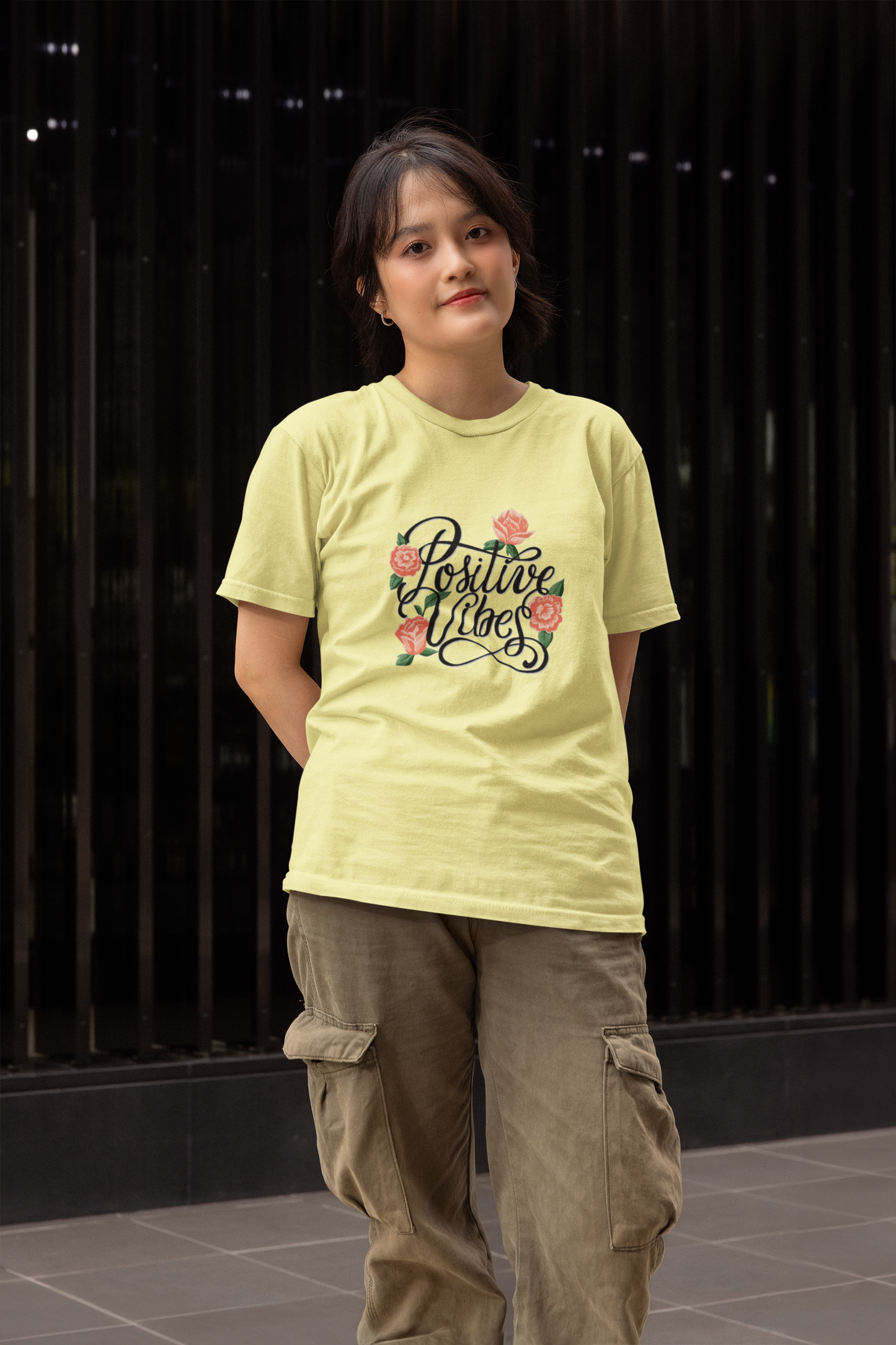 Positive Vibes T-shirt 180 GSM