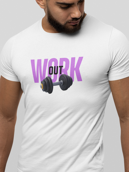 Work Out (Unisex) T-shirt 180 GSM