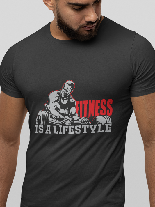 Fitness Is Lifestyle T-shirt 180 GSM