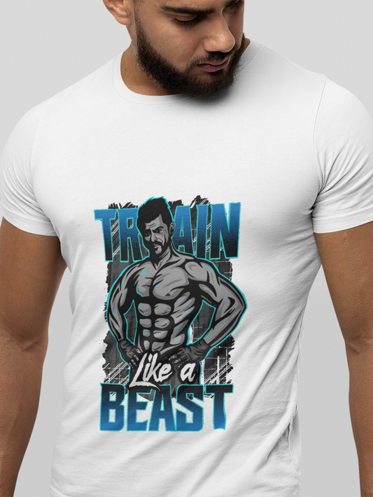 Train Like A Beast T-shirt 180 GSM