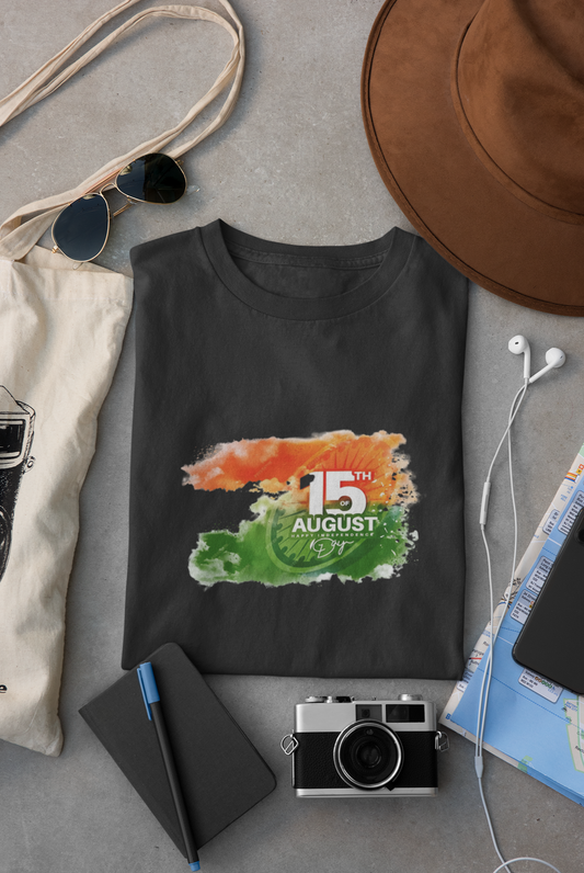 Indian Independence Unisex day 180 GSM