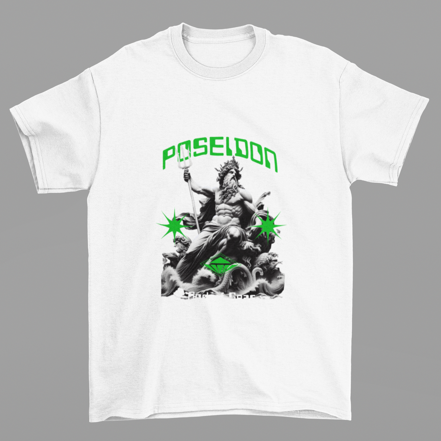 Greek God Poseidon Oversized T-shirt 220 GSM