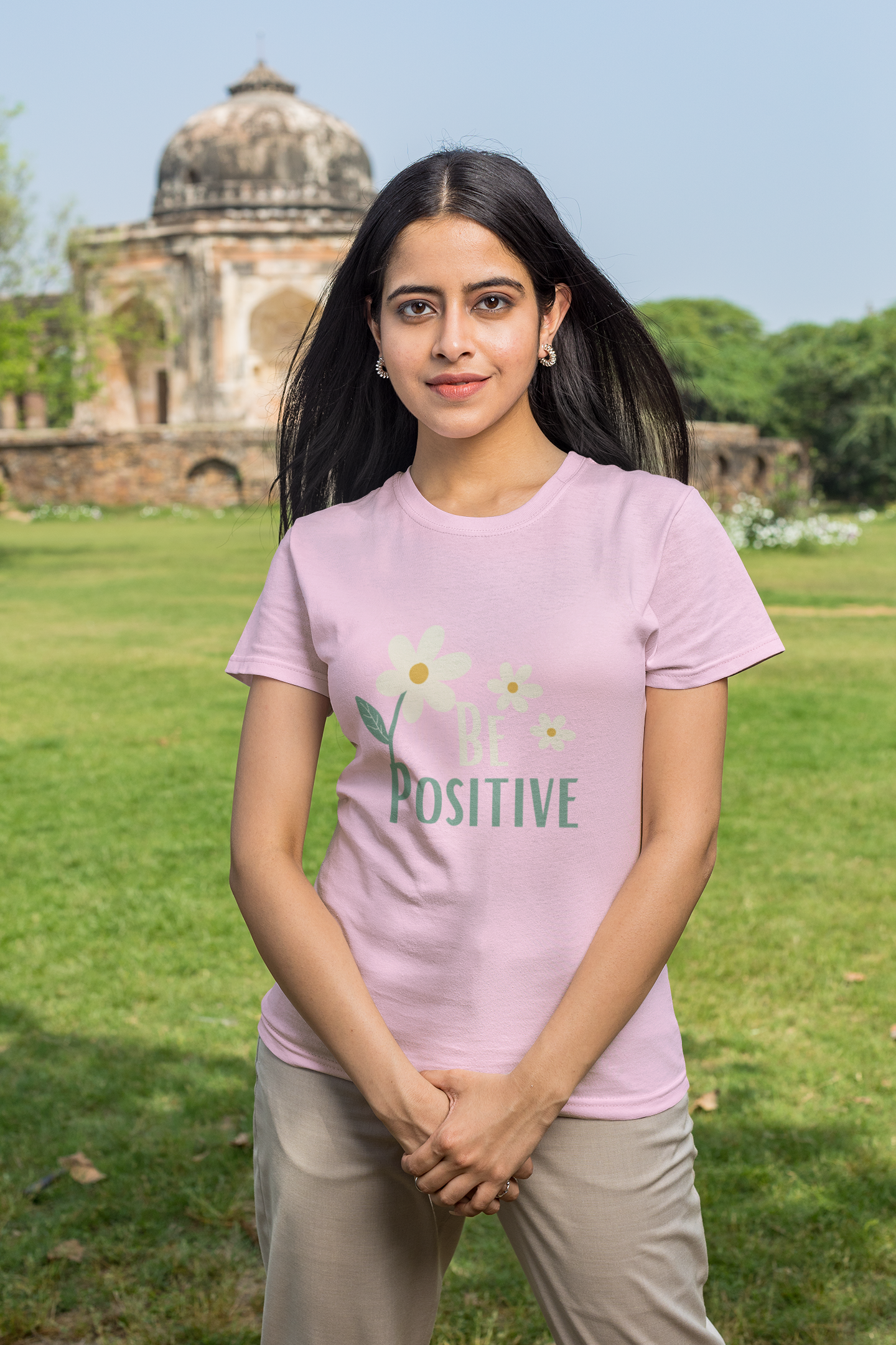 Be Positive T-shirt 180 GSM