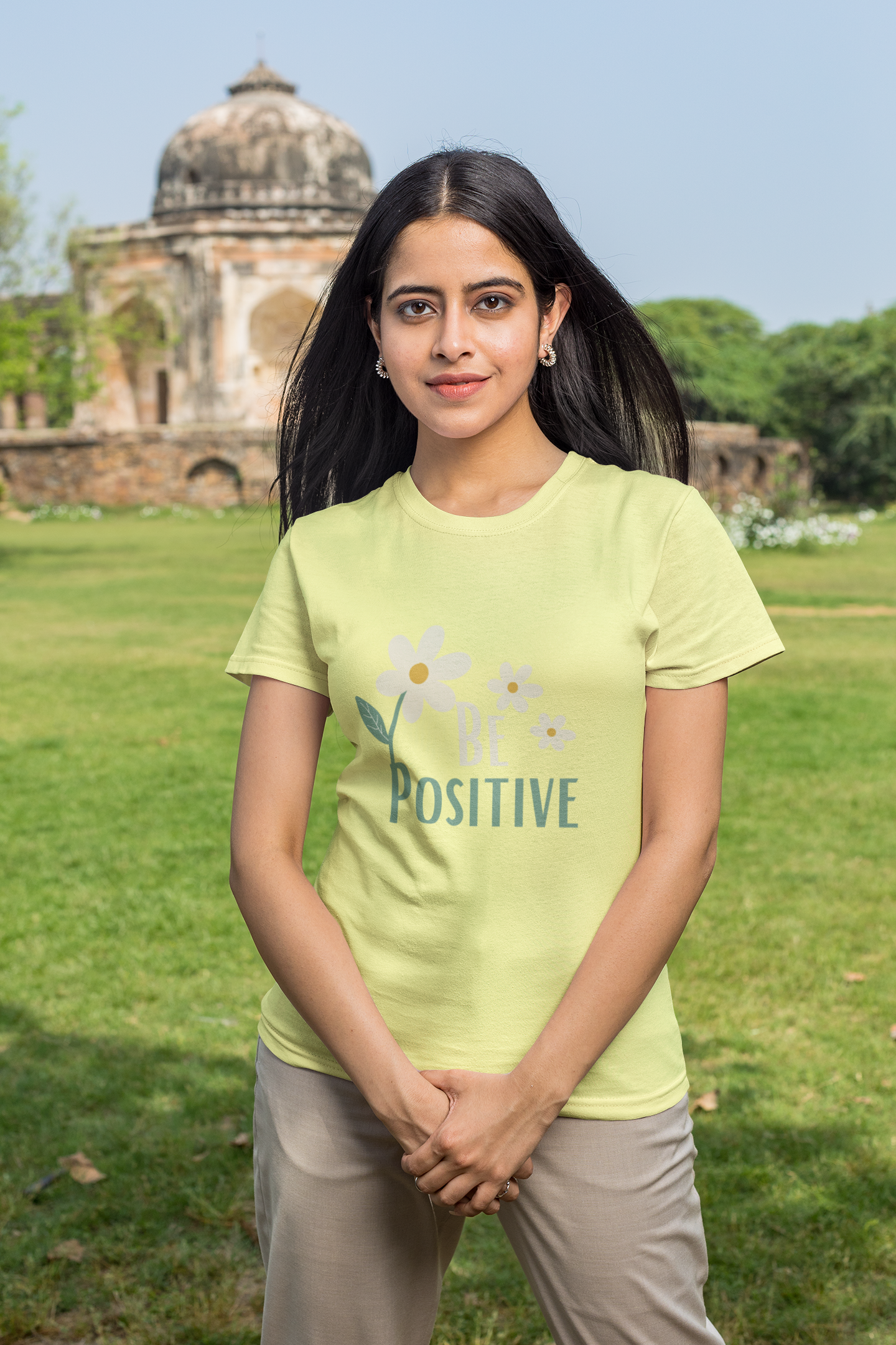 Be Positive T-shirt 180 GSM