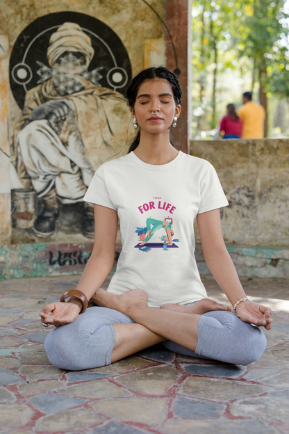 Yoga For Life Women T-shirt 180 GSM