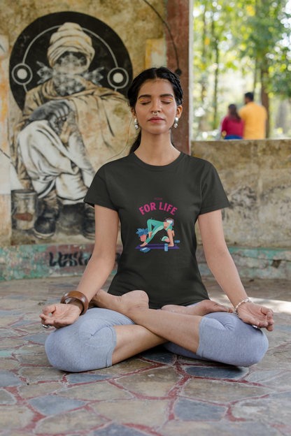 Yoga For Life Women T-shirt 180 GSM