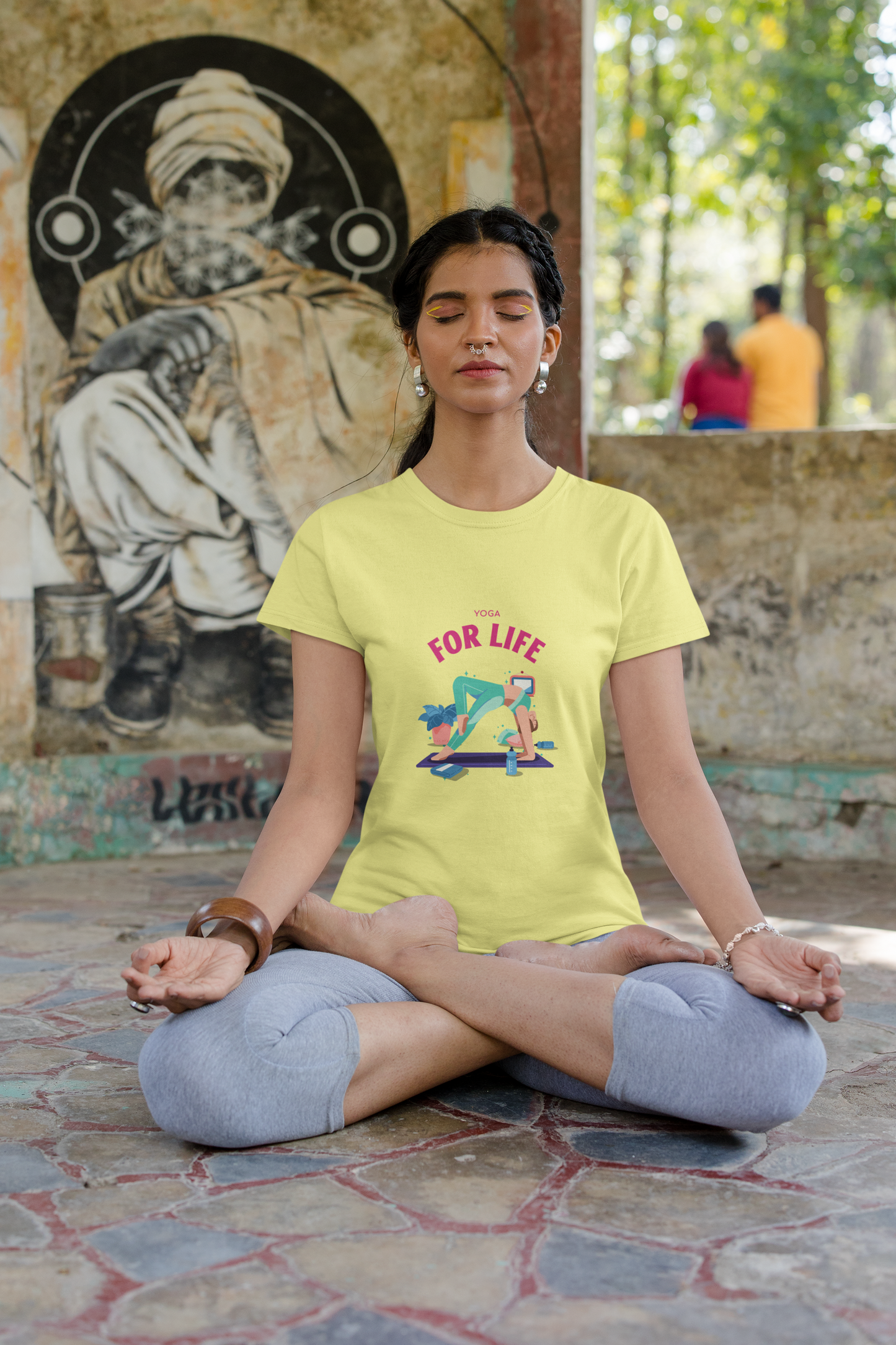 Yoga For Life Women T-shirt 180 GSM