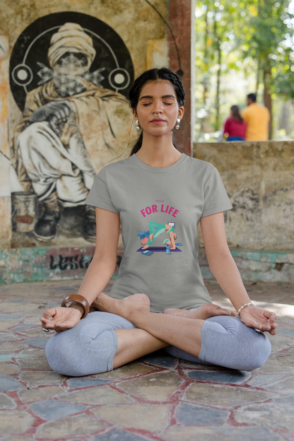 Yoga For Life Women T-shirt 180 GSM