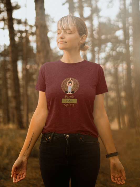 Push Yoga Spirit Women T-shirt 180 GSM