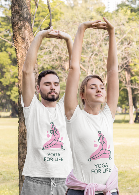 Yoga For Life (Unisex) T-shirt 180 GSM