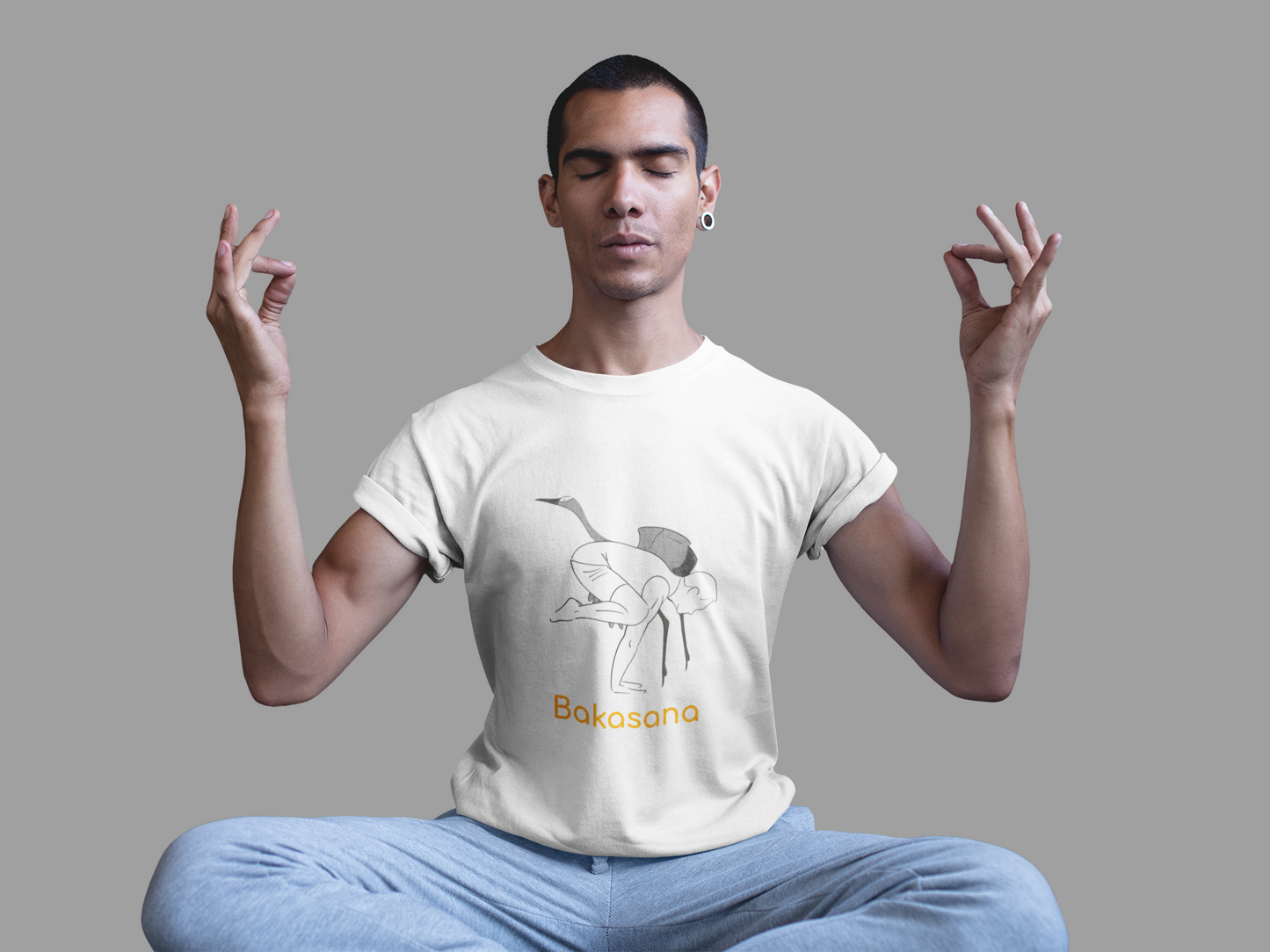 Bakasana Unisex T-shirt 180 GSM