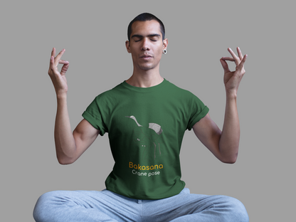 Bakasana Unisex T-shirt 180 GSM