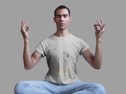 Bakasana Unisex T-shirt 180 GSM