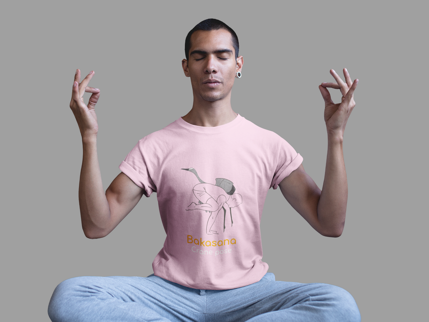 Bakasana Unisex T-shirt 180 GSM