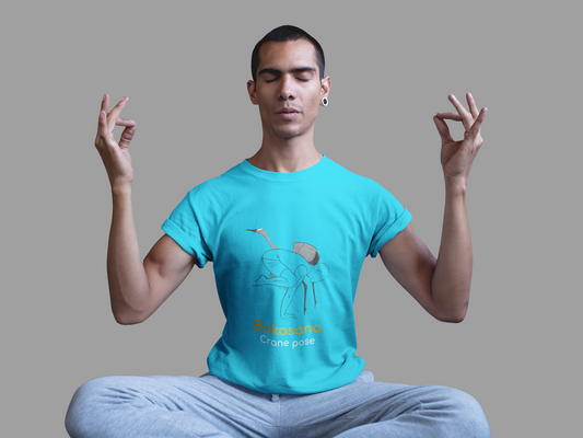 Bakasana Unisex T-shirt 180 GSM