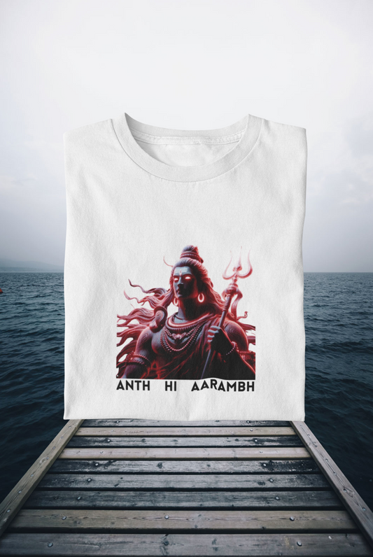 Aanth Hi Aarambh T-shirt 180 GSM