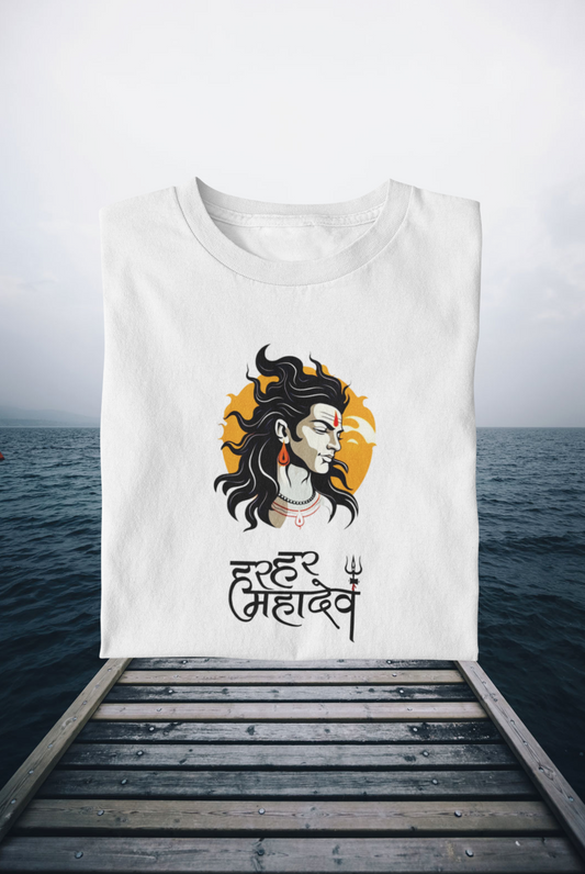 Har Har Mahadev T-shirt 180 GSM