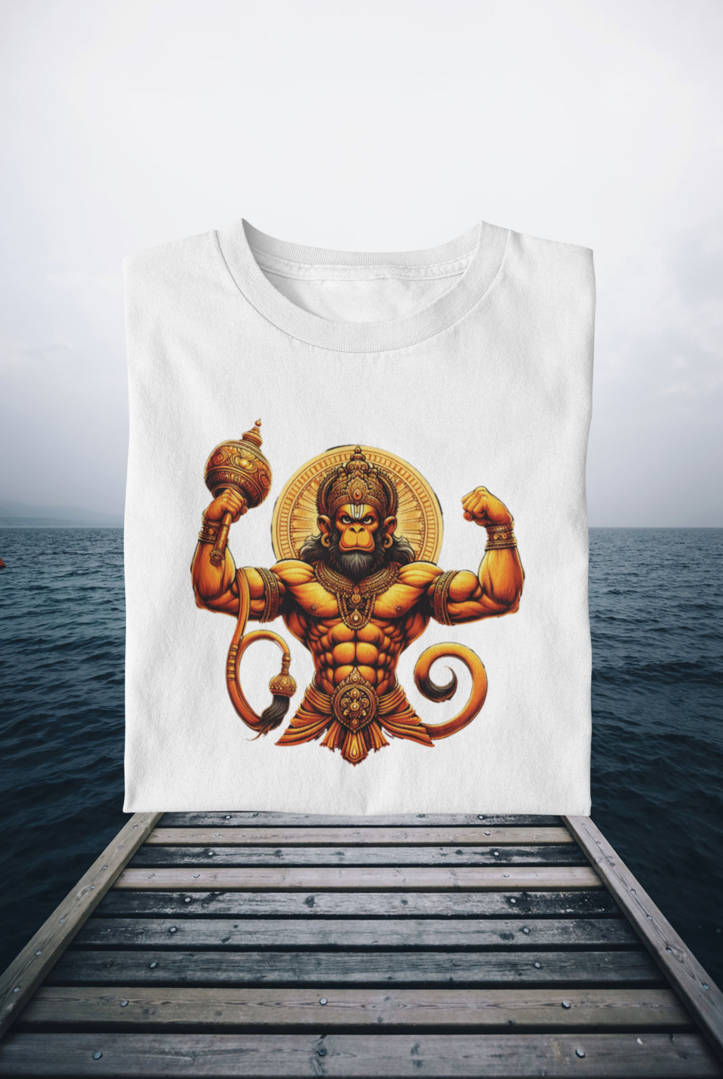 Mighty Hanuman T-shirt 180 GSM