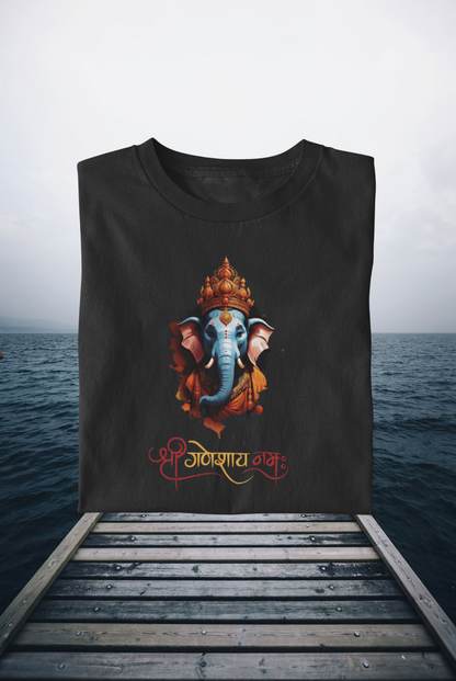 Shri Ganesh Ji T-shirt 180 GSM